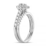 14K 1.00CT Diamond BRIDAL RING - Image 2