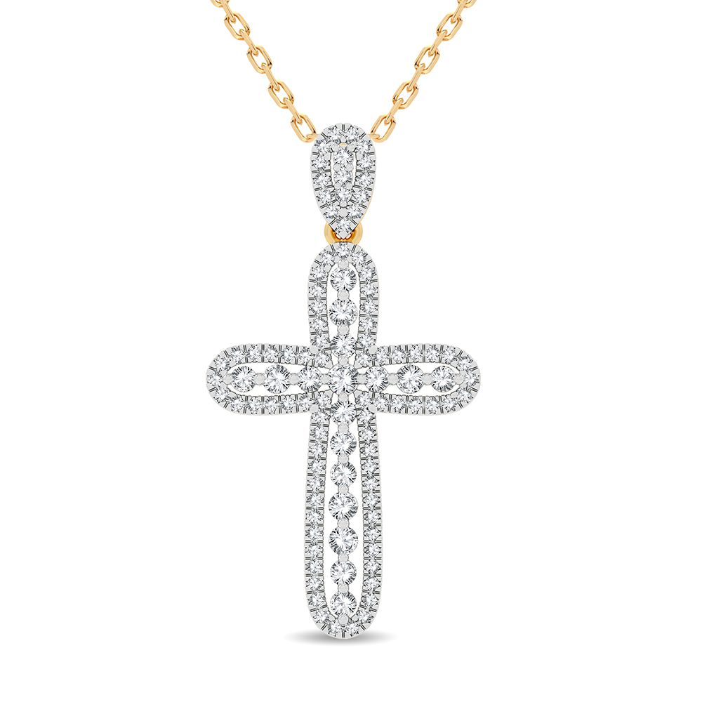 50234_1.jpg 14K 0.50CT Diamond Pendant - Image 1