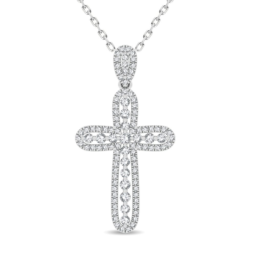 50244_1.jpg 14K 0.50CT Diamond Pendant - Image 1