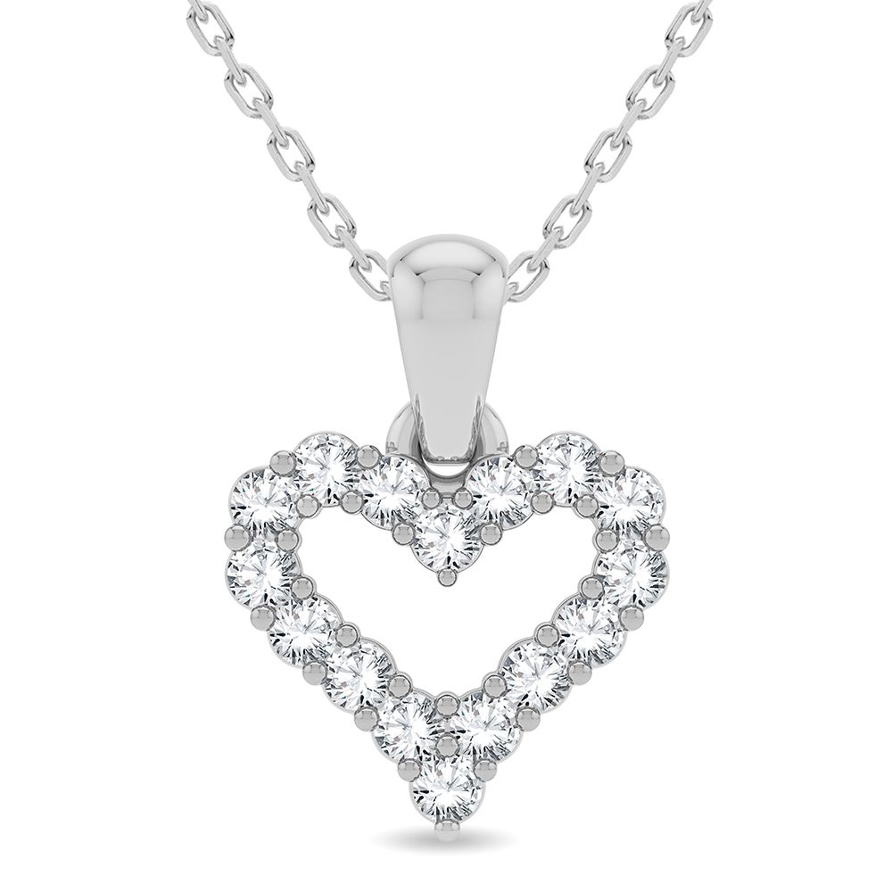 50278_1.jpg 14K 0.25CT Diamond Pendant - Image 1