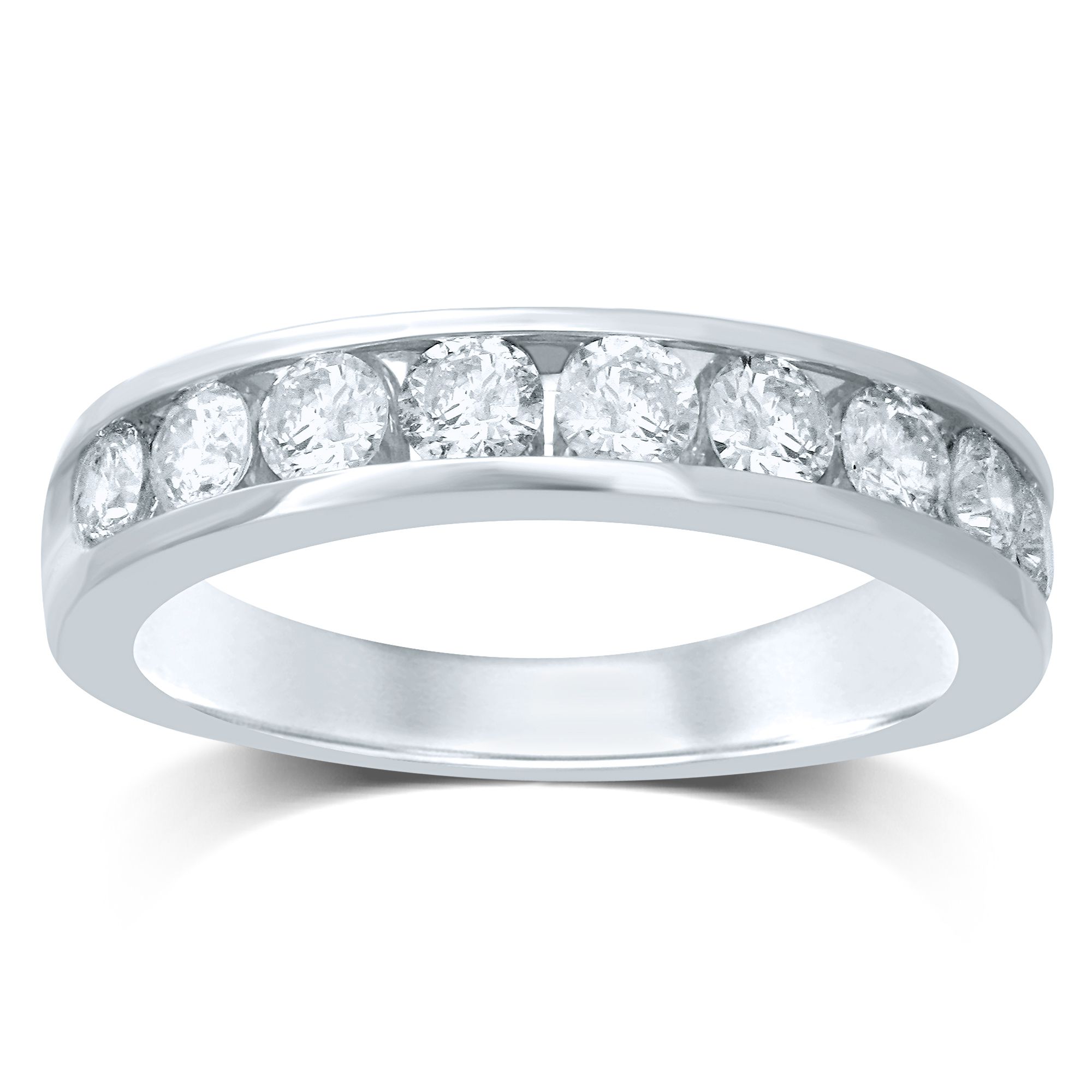 50430_1.jpg 14K 1.00CT Diamond Band (9 Diamond Stones) - Image 1