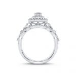 14K 1.00CT Diamond Bridal Ring - Image 3