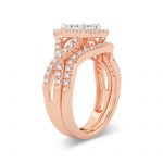 14K 1.00ct Diamond Bridal Ring - Image 2