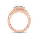 14K 1.00ct Diamond Bridal Ring - Image 3