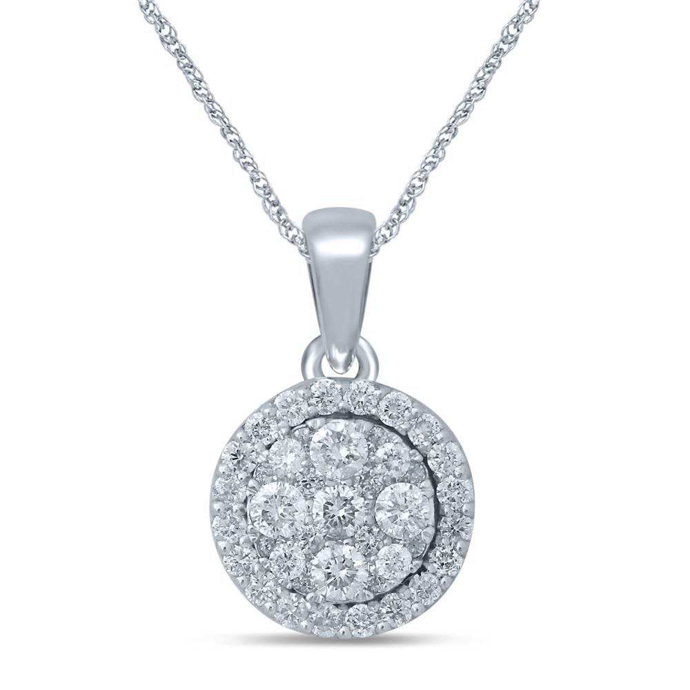 51149.jpg 14K 0.5CT Diamond Pendant - Image 1