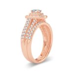 14K 1.00ct Diamond Bridal Ring - Image 2