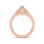 14K 1.00ct Diamond Bridal Ring - Image 3