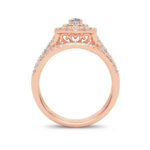14K 1.00CT Diamond Bridal Ring - Image 3
