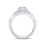 14K 0.50ct Diamond Bridal Ring - Image 3