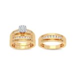 14K 0.75CT Diamond Trio Set - Image 2