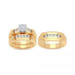 14K 0.87CT Diamond Trio Set