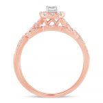 14K 0.60CT DIAMOND BRIDAL RING - Image 3