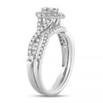 14K 0.75 Fancy Cut Bridal - Image 2