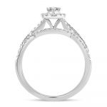 14K 0.75 Fancy Cut Bridal - Image 3