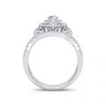 14K 1.00CT Diamond Bridal Ring - Image 3