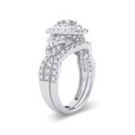 14K 1.00CT Diamond Bridal Ring - Image 2