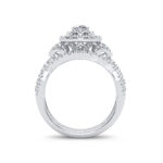 14K 1.00CT Diamond Bridal Ring - Image 3