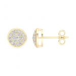 10K 0.10CT Diamond Earring - Image 3