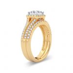 14K 0.75ct Diamond Bridal Ring - Image 2