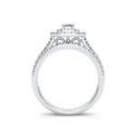 14K 1.00CT Diamond Bridal Ring - Image 3