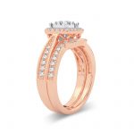 14K 0.75ct Diamond Bridal Ring - Image 2