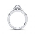 14K 0.75ct Diamond Bridal Ring - Image 3
