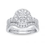14K 1.00CT Diamond Bridal Ring