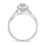 14K 1.00CT DIAMOND BRIDALRING - Image 3
