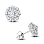 14K 0.33CT Diamond Earring - Image 2