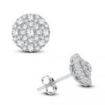14K 0.50CT Diamond Earring - Image 2