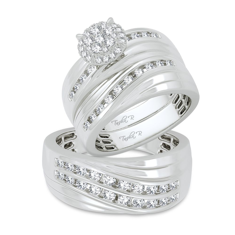 54757_1.jpg 14K 1.13CT Diamond Trio Set - Image 1
