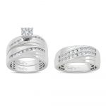 14K 1.13CT Diamond Trio Set - Image 2