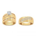 14K 1.13CT Diamond Trio Set - Image 2