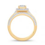 14K 0.64CT Diamond Bridal Ring - Image 3