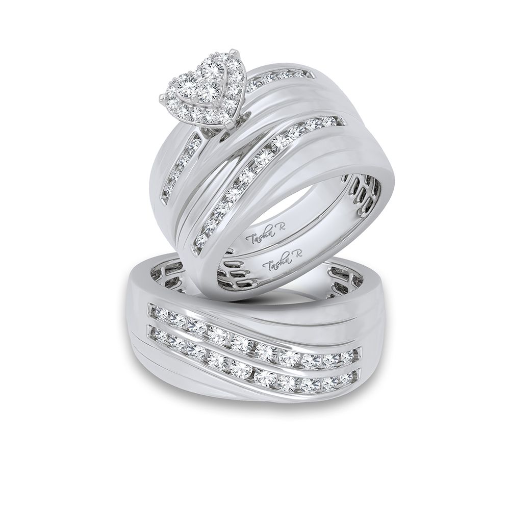 54900_1.jpg 14K 1.16ct Diamond Trio Set - Image 1