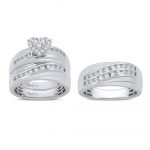 14K 1.16ct Diamond Trio Set - Image 2