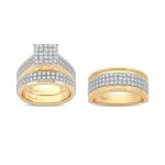 14K 2.00CT Diamond Trio Set - Image 2