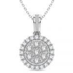 14K 1.00CT Diamond Pendant