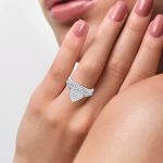 14K 0.96CT Diamond Bridal Ring - Image 4