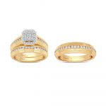 14K 0.87CT Diamond Trio Set - Image 2