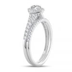 14K 0.50CT Fancy Cut Bridal - Image 2