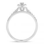 14K 0.50CT Fancy Cut Bridal - Image 3