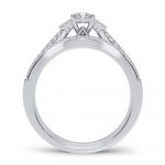 14K 0.60CT Diamond Bridal Ring - Image 3