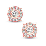 14K 0.75CT DIAMOND EARRING - Image 2