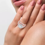 14K 4.00CT Diamond bridal ring - Image 4
