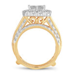 14K 4.00CT Diamond bridal ring - Image 3