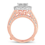 14K 4.00CT Diamond bridal ring - Image 3