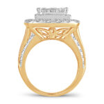 14K 4.00CT Diamond bridal ring - Image 3