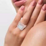 14K 4.00CT Diamond bridal ring - Image 4