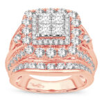 14K 4.00CT Diamond bridal ring